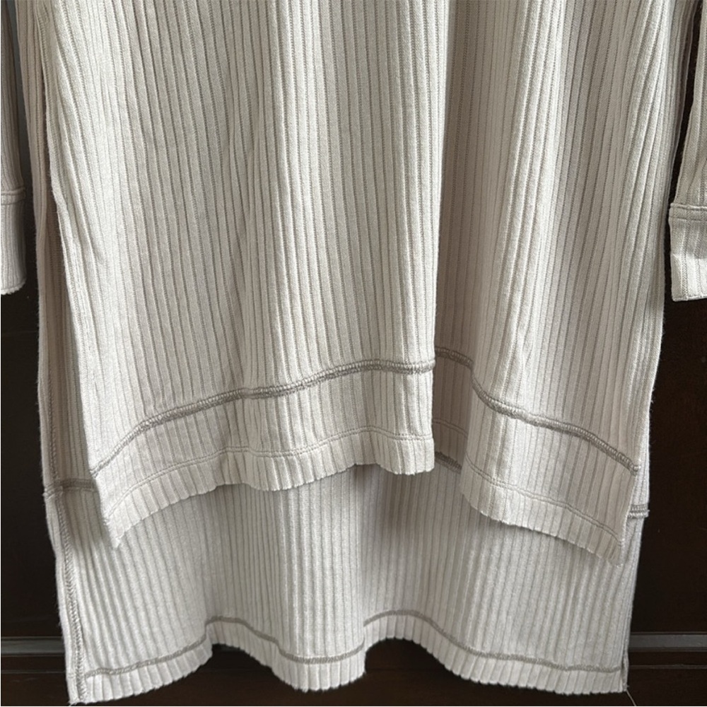 EUC Free People Gwen Henley High Low Ribbed
Tunic Top Size Small - Picture 9 of 11